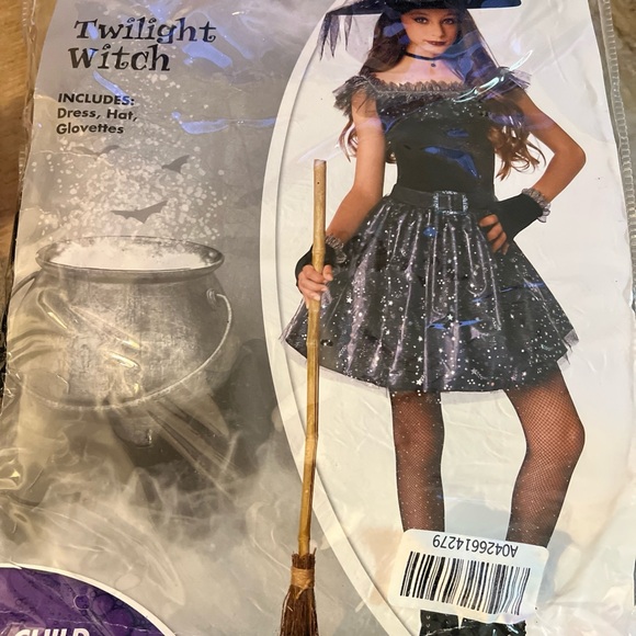 Twilight Witch Kids Costume - Black - Picture 2 of 6